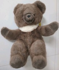 Vintage Russ Berrie Bennington Brown Teddy Bear Plush Animal 16" Collectible Toy