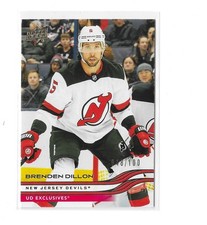2025-26 Upper Deck UD EXCLUSIVES /100 Brenden Dillon #100 New Jersey Devils