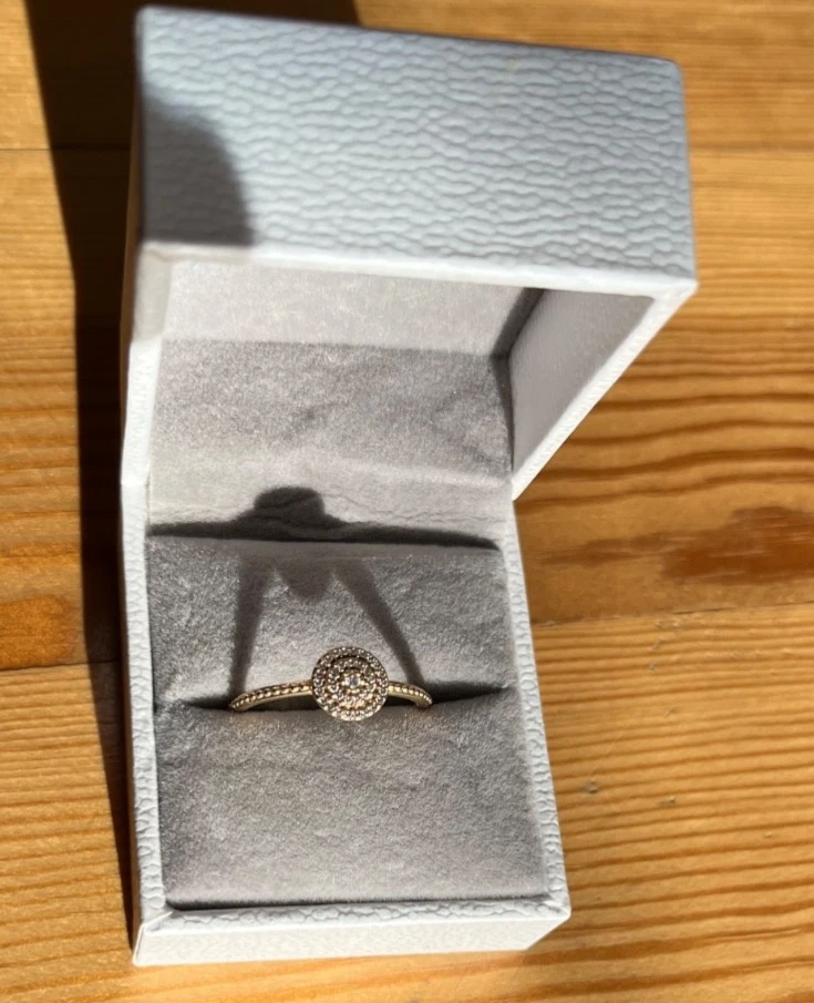 Original Pandora Ring 585 Gelbgold "Radiant Elegance" - Bild 2 von 3