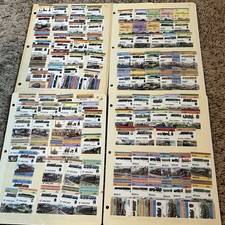 MINT TRAINTHEMED WORLD STAMPS &mdash; MULTICOUNTRY LOCOMOTIVE MIX IN STOCK PAGES