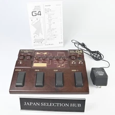 Korg G4 Rotary Speaker Simulator Guitar Effect Pedal Tested / Power supply(100V)