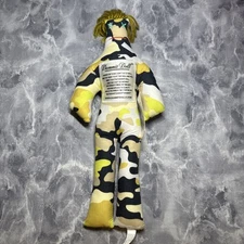 Dammit Doll Plush Stress Reliever Toy Yellow Black Camo Gag Gift