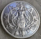 1 oz .999 Aztec Water Deity Fine Silver Featuring Goddess Chalchiuhtlicue  #63