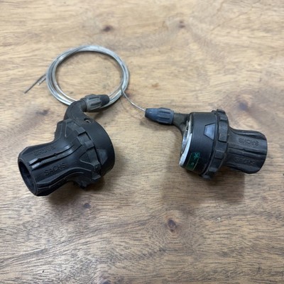 Sachs Power Grip Shift 3x8 Speed Gripshift Mountain Bike Shifters ￼