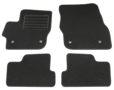 Fußmatten Set für Mazda 3 BL 2009-2013 Autoteppiche mit 100% Passform Schwarz