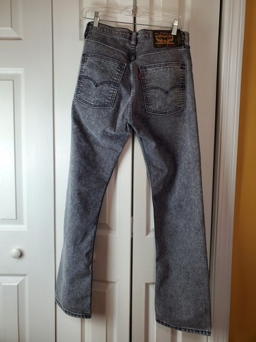 Levi Strauss &CO. 501 Acid Wash 29/30 Men's Button Front Black - Picture 7 of 14