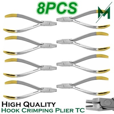Dental Hook Crimping Plier TC Orthodontic Crimpable Arch wire Placement Ortho CE