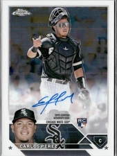 2023 Topps Chrome #RA-CP Carlos Pérez Rookie Autographs Auto RC