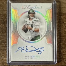 Panini Flawless 2020 Sam Darnold Autograph Silver Short Print /10