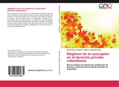 Rocio Serrano Gómez (u. a.) | Régimen de la usucapión en el derecho privado...