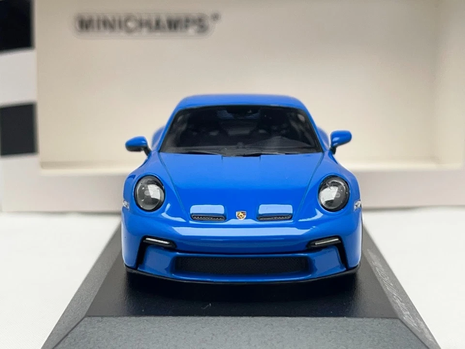 Porsche 911 (992) GT3 Touring 2021 Blu 1/43 Scala Modellino Auto Minichamps - Immagine 2 di 4