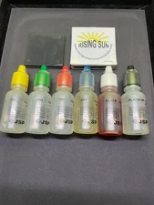 JSP "Gold Testing Acid "10K 14K 18K 22KSilver Platinum Test Kit Rising Sun