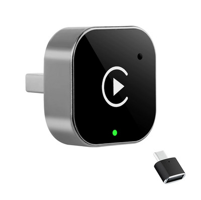 2-in-1 Wireless CarPlay Auto mit Adapter USB-C für iPhone Android Plug & Play
