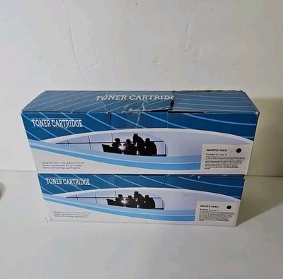 2Pk Premium 210X W2100X HP Compatible  Black Toner For HP and Canon Laser.