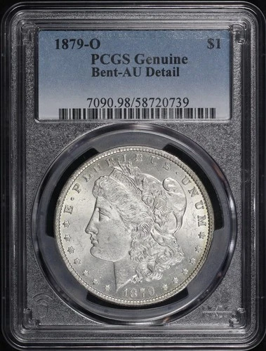 1879-O Morgan Dollar PCGS AU Details Bent