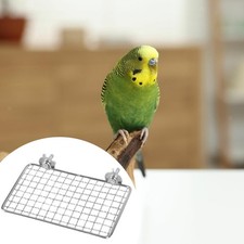 Bird Perch Platform Playground Exercise Easy Clean Stainless Steel Cage