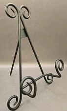 Wrought Iron Metal Tabletop Easel Holder Stand Home Picture Plate Book Art 8.5"
