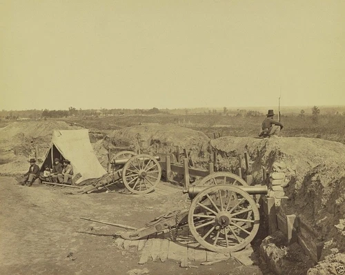 Confederate Fort Peachtree Street Atlanta Georgia New 8x10 US Civil War Photo