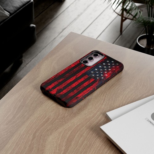 iPhone/Galaxy/Google Rugged American Flag Neon Colors Patriotic Tough Phone Case - Picture 230 of 274