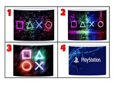PLAYSTATION GAMING CEILING LIGHT SHADE OR TABLE LAMPSHADE-4 DESIGNS-3 SIZES