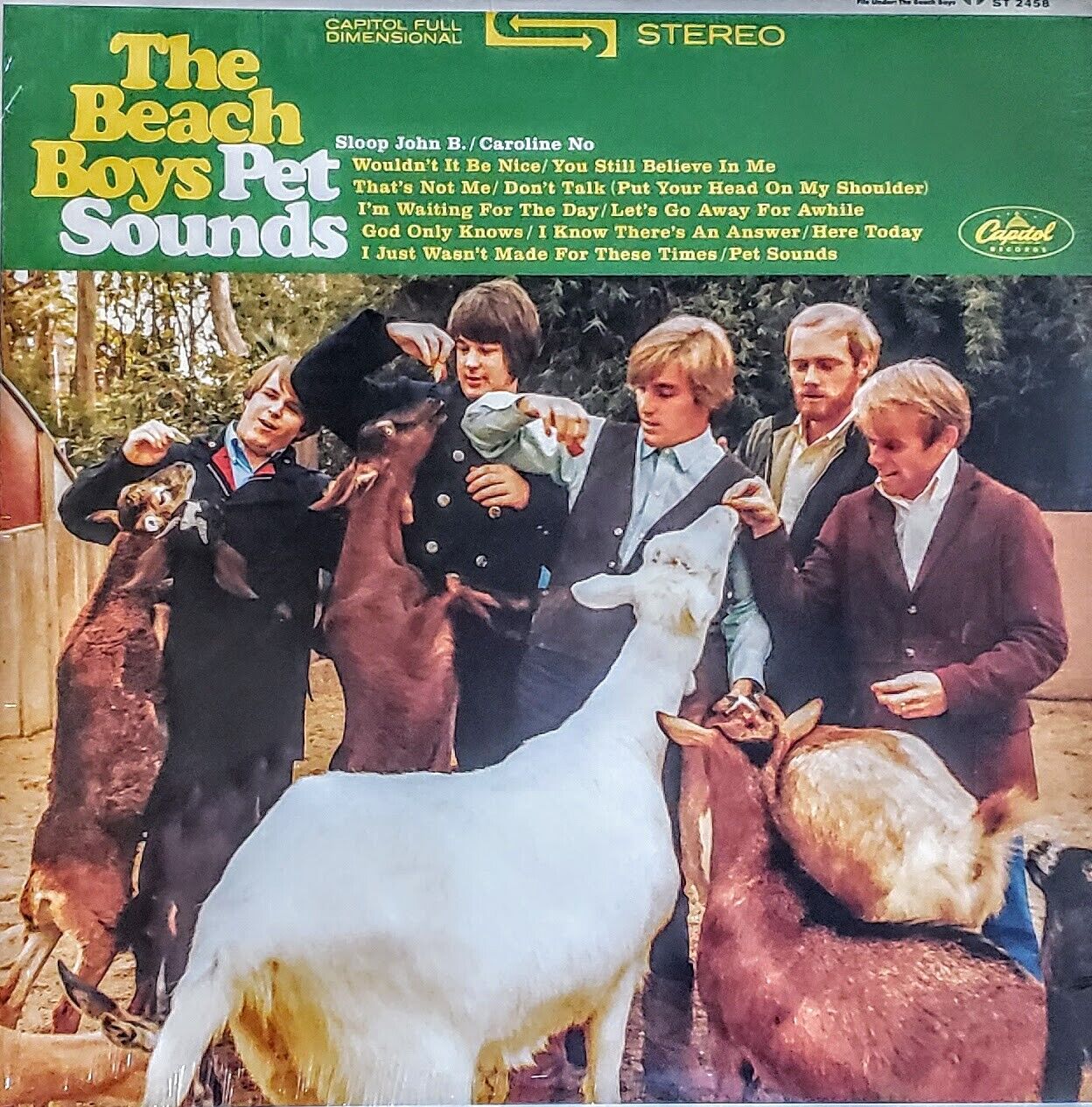 THE BEACH BOYS PET SOUNDS - VINYL LP "NEW, SEALED " 50TH ANNIVERSARY "STEREO"