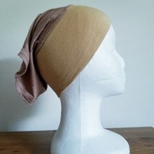 Women Under Scarf Tube Bonnet Cap Bone Islamic Head Cover Hijab Hair Wrap USA