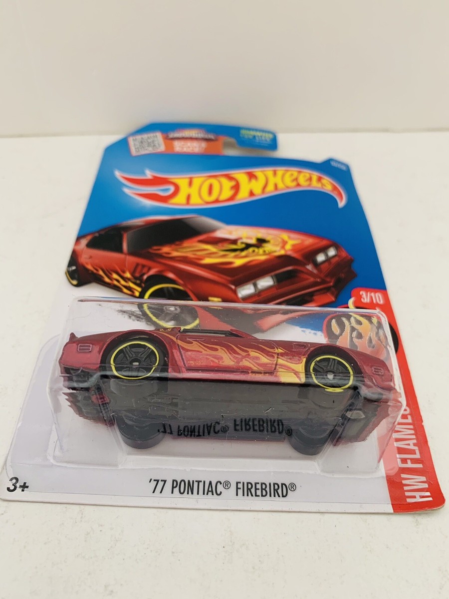 Hot Wheels Flames *3/10* '77 Pontiac Firebird Car Figure (93