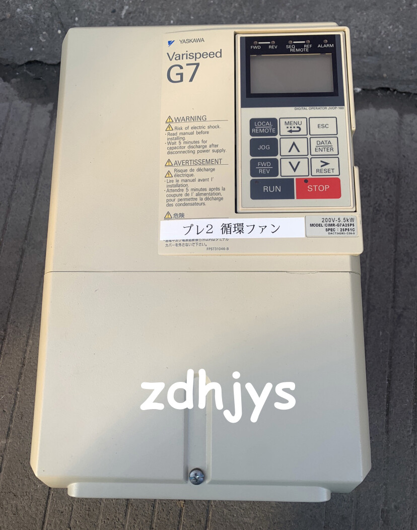 1PCS Used Yaskawa Inverter CIMR-G7A25P5 220V-5.5KW tested# | eBay