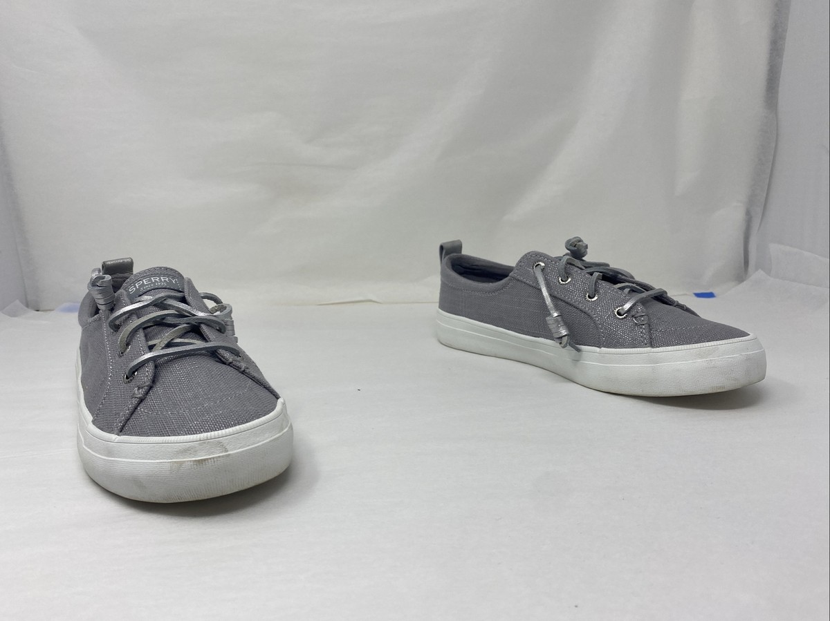 (取寄) スペリー レディース クレスト ヴィーブ スポーツ Sperry women Crest Vibe Sport Grey Sperry Women's Crest Vibe Shoe Grey Linen Size 7M US | eBay