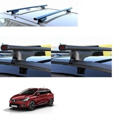 BARRE PORTATUTTO ACCIAIO PER RENAULT CLIO IV SPORTER ANNO 2014 CON RAILS CHIUSI