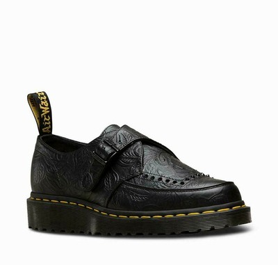 floral embossed doc martens