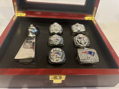 Tom Brady NFL Lombardi Super Bowl Championship New England Patriots Rings  Repl