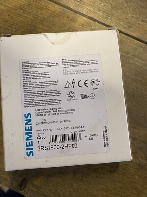 Siemens 3RS1800-2HP00 AC/DC 24 V als auch AC 220 240 V (50/60 Hz)
