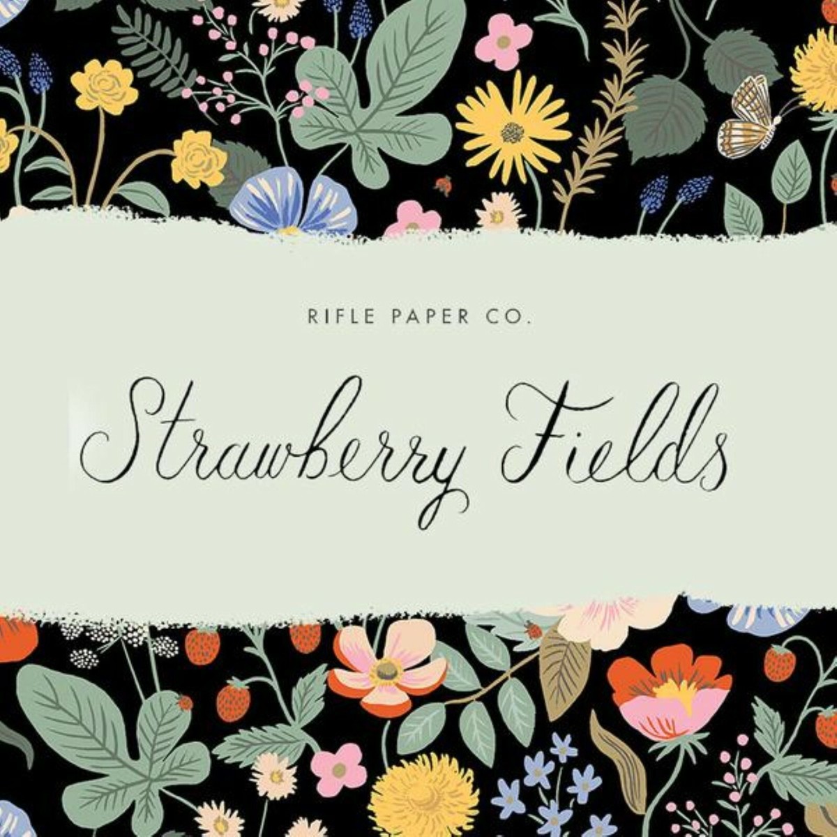 RIFLE PAPER Co Strawberry Fields, Rifle Paper Strawberry Fields