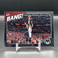 2020-21 Panini Mosaic BANG! Insert SP #5 Derrick Rose Chicago Bulls Base