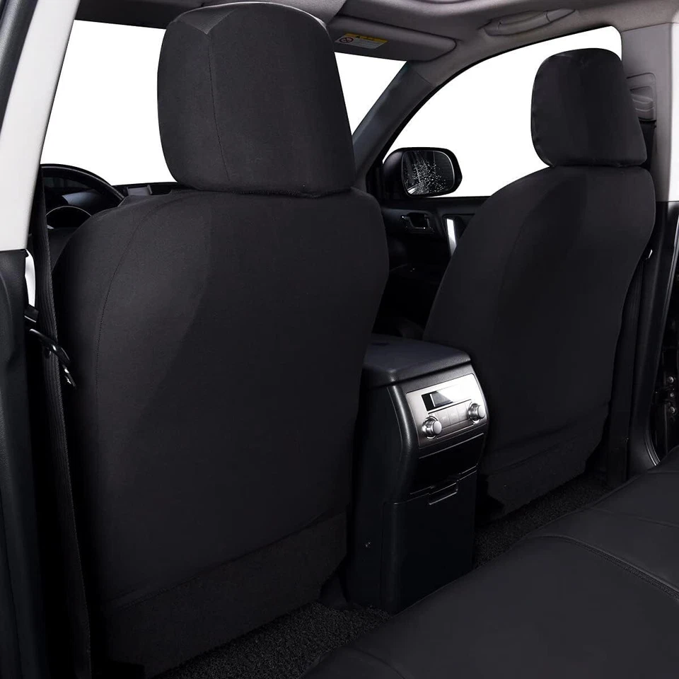 For Nissan Rogue 2014-2024 Car Seat Cover Leather Front Rear Full Set Protector - Image 3 of 4