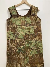 Large VINTAGE Waders Water Wet Suit Neoprene Camo Realtree Fishing Scuba diving