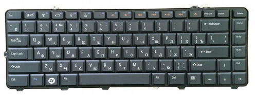 Genuine QWERTY Russian keyboard DELL STUDIO 1555 1557 1558 /DE101-RUS - Picture 2 of 3