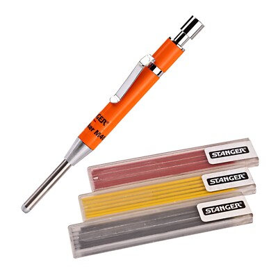 Dry Marker inkl. 18 Minen Tieflochmarker Bleistift Marker Baumarker Ersatzminen