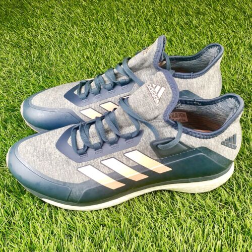 Nowe buty do hokeja na trawie adidas Fabela X Boost rozmiar 12 dżins niebieskie różowe AC8788 - Zdjęcie 1 z 6