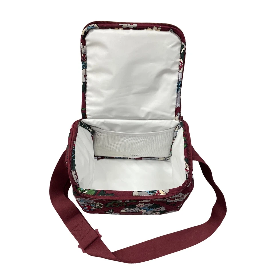 Lancheira Vera Bradley Bordeaux Blooms SKU 766 - Imagem 3 de 4