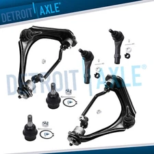 Front Upper Control Arms Outer Tie Rod Ends Kit for 2002 2003 Ford Explorer