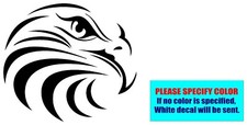 Eagle Face 080 Vinyl decal sticker Graphic Die Cut Car Truck Window Bumper 6"