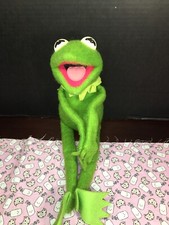 VGUC-Vintage-18 1976 Fisher Price 850 Kermit the Frog Jim Henson Muppet Plush
