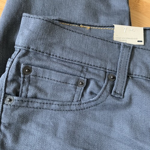 NWT Levi's 511 Slim Stretch Denim Jean 30x30 Gray Zipper Fly 5 pocket Waterless - Picture 20 of 24