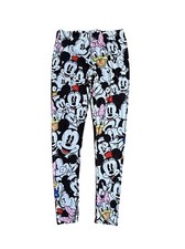 Disney Parks L Girl s Leggings Poly Spandex Cartoon Faces Lightweight Stretch