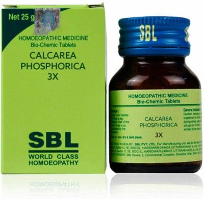 SBL Homeopathy Calcarea Phosphorica Tablets (25 gm) (Select Potency)