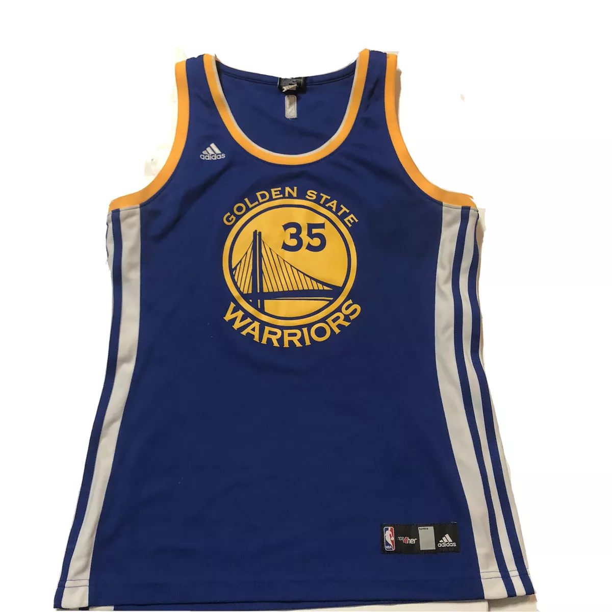 Women ADIDAS NBA GOLDEN STATE WARRIORS KEVIN DURANT 35 JERSEY