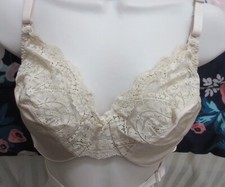 80's vintage BACKLESS by VASSARETTE style 4255 UW multiway LACE bra 36 D USA