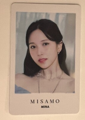 TWICE MISAMO Japan Showcase Masterpiece Japanese Photocard Printed